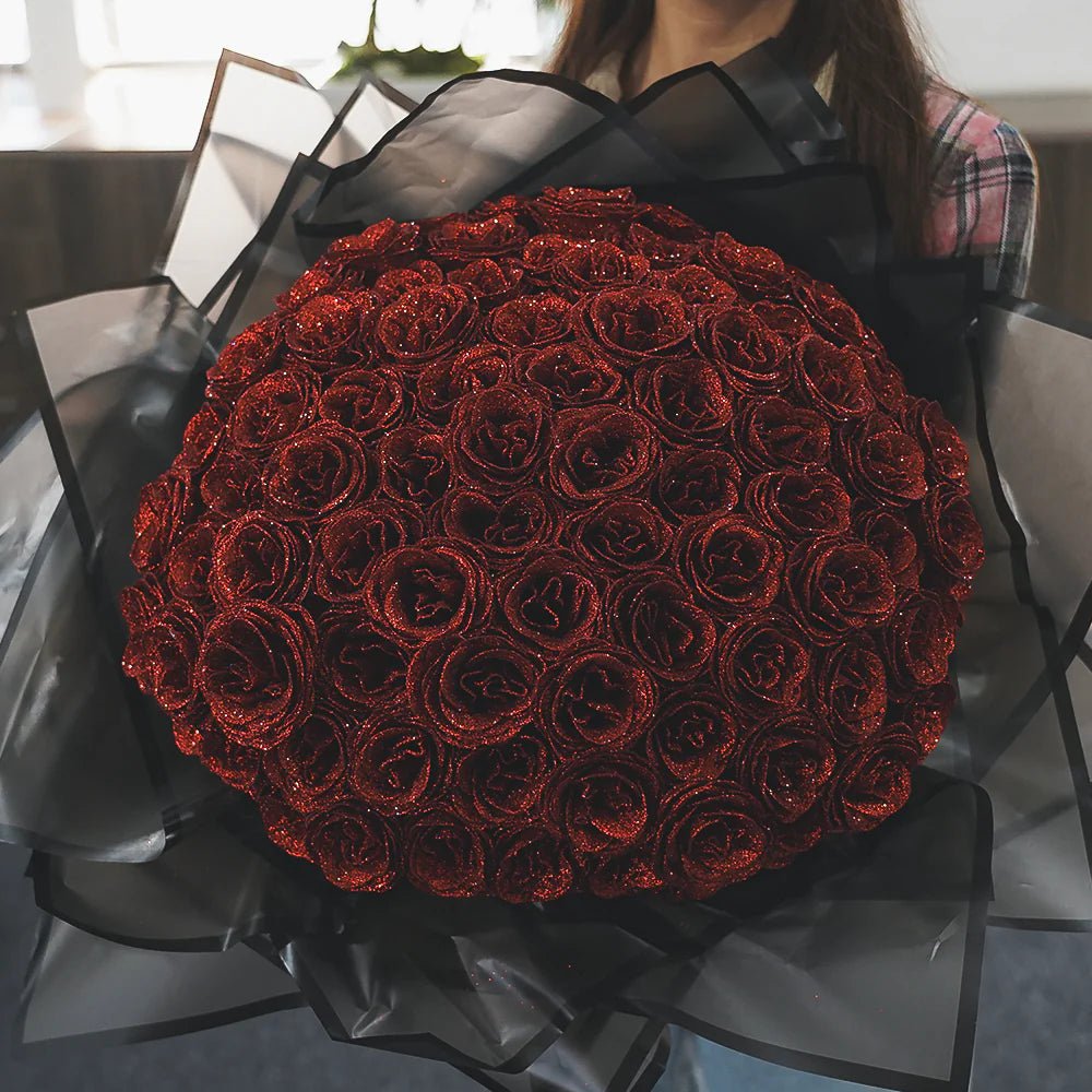 Glitter Rose Bouquet - Lovalandia